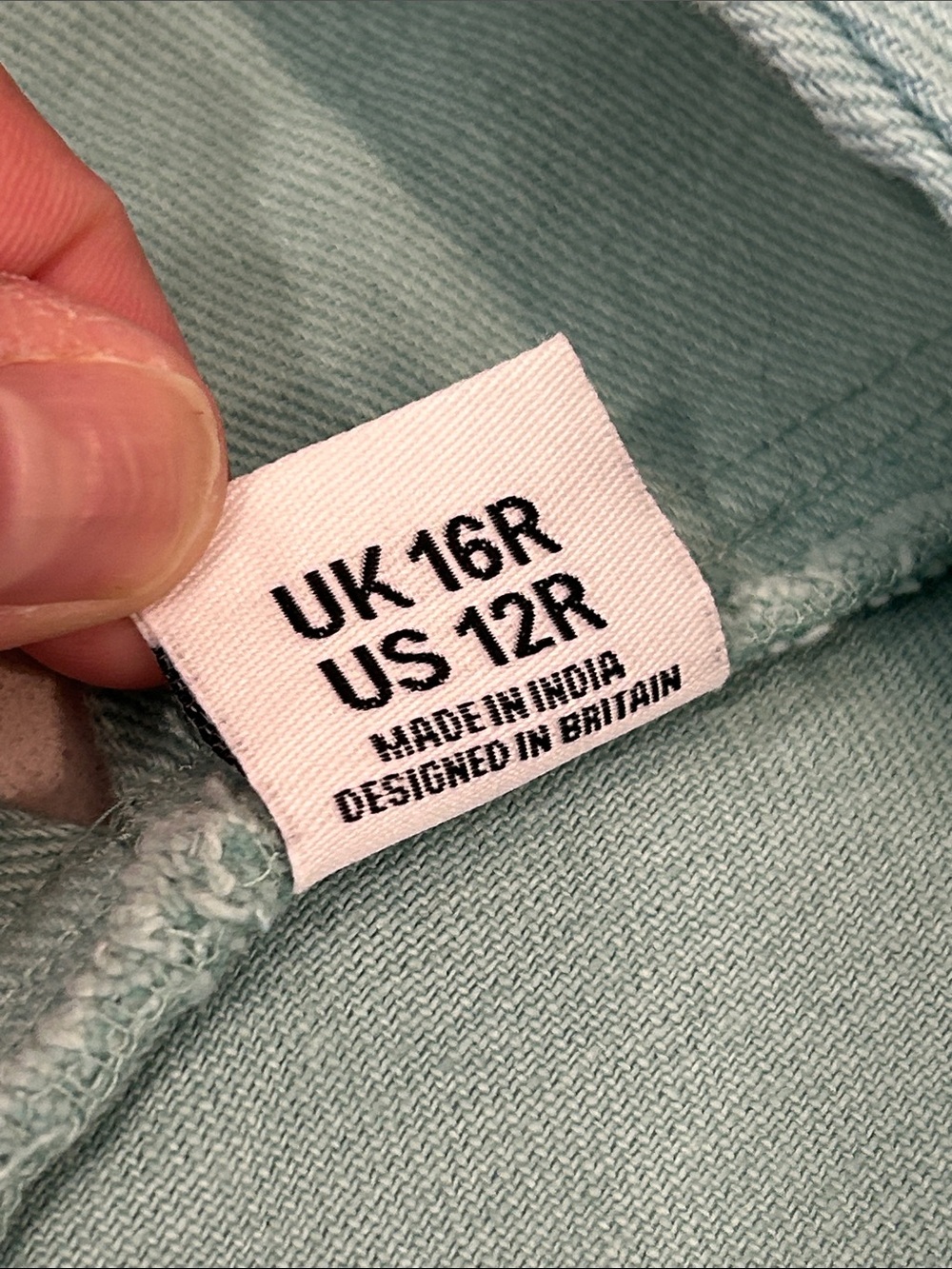 Lucy & Yak Easton Dungarees in Eggshell Blue Minimalist Size 12 - Picture 3 of 11